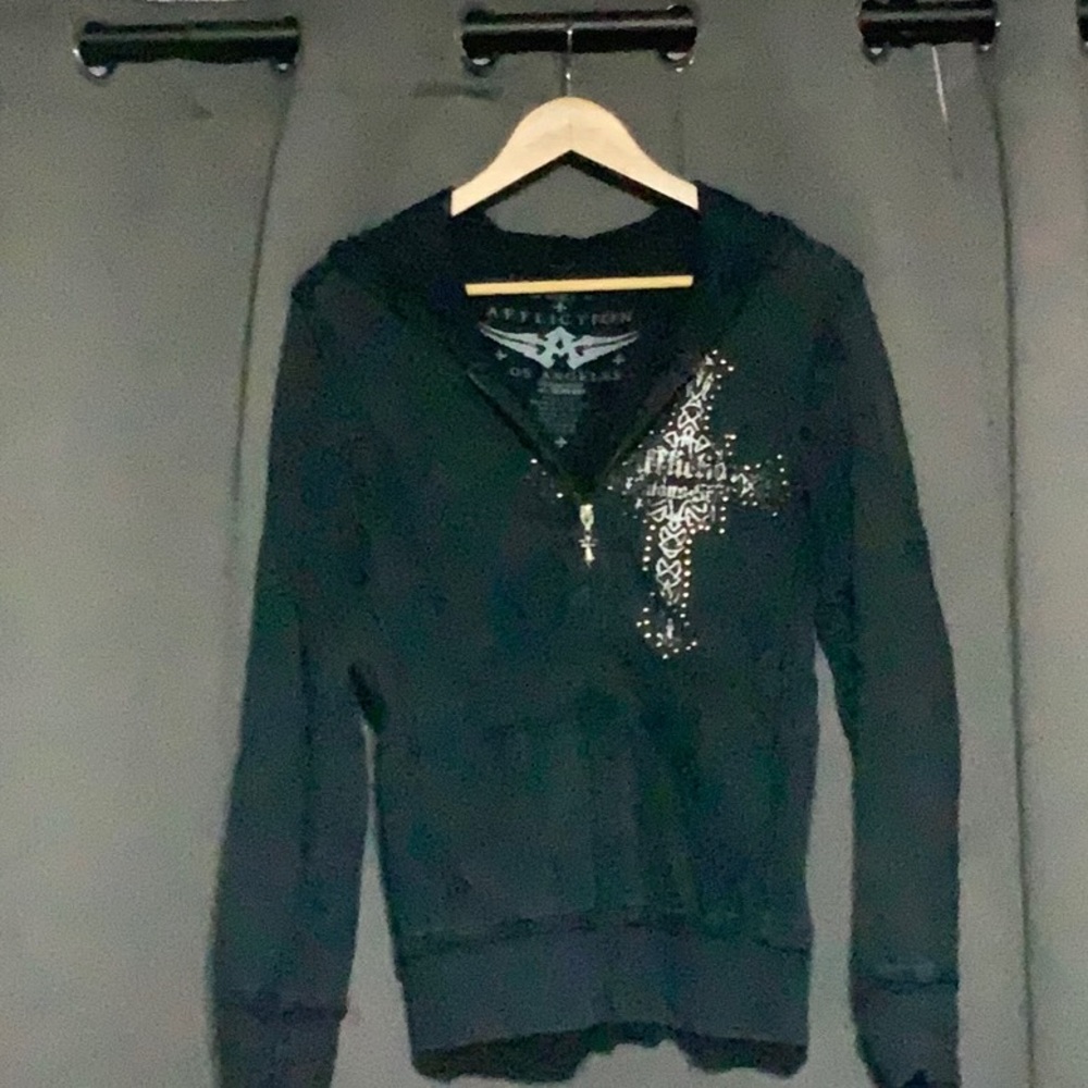 Vintage Affliction zip up hoodie